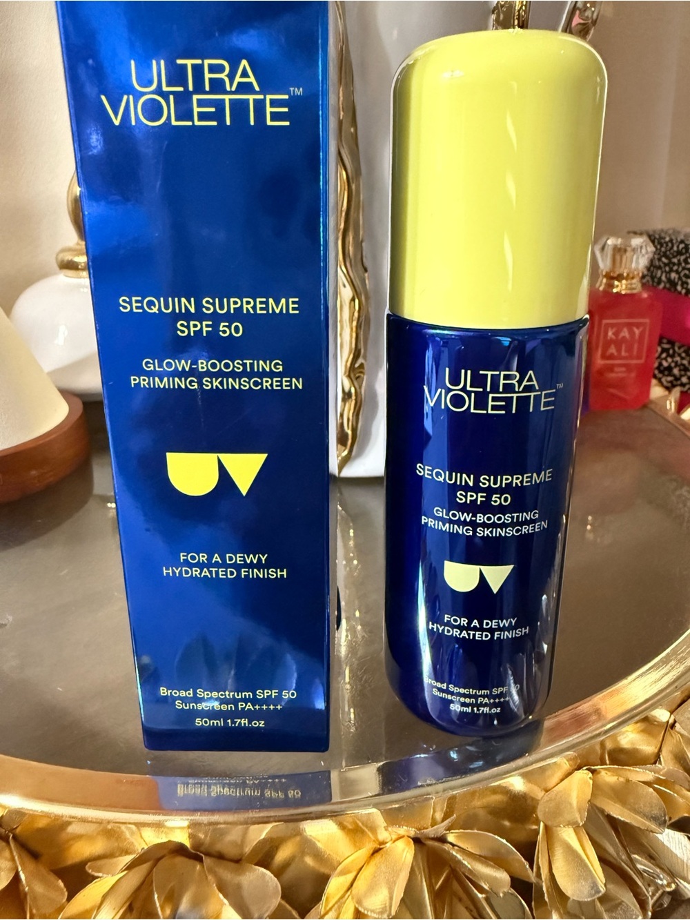 Ultra Violette Sequin Supreme SPF 50 Priming Skinscreen Glow Boosting